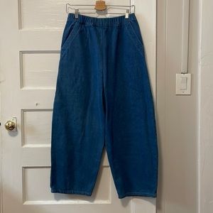 Micaela Greg Denim Barrel Pant